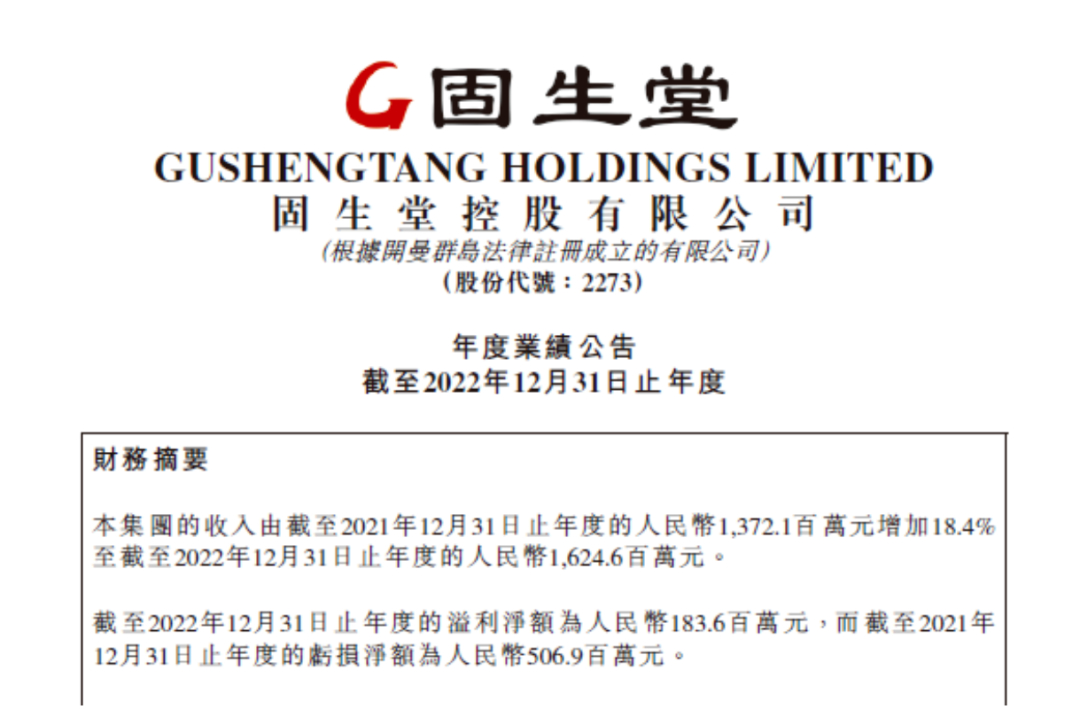“中医馆第一股”2022年报发布，营收16.25亿，加快布局康复护理